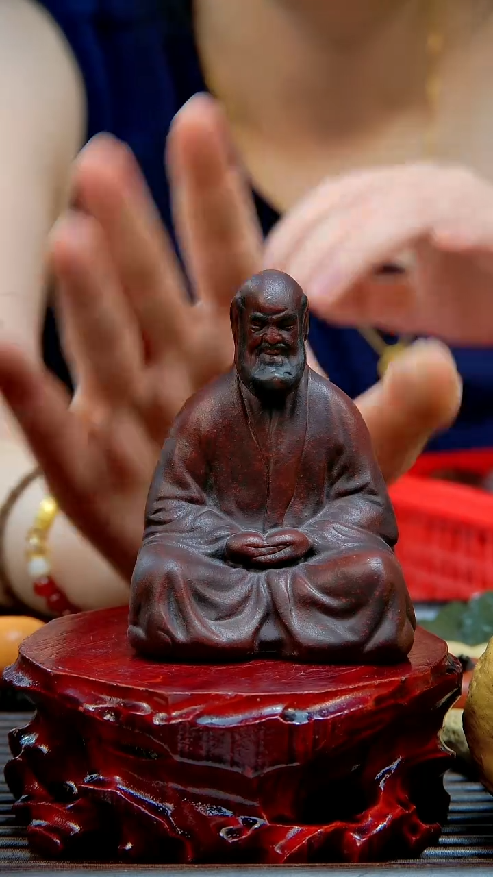 宜兴紫砂手工达摩