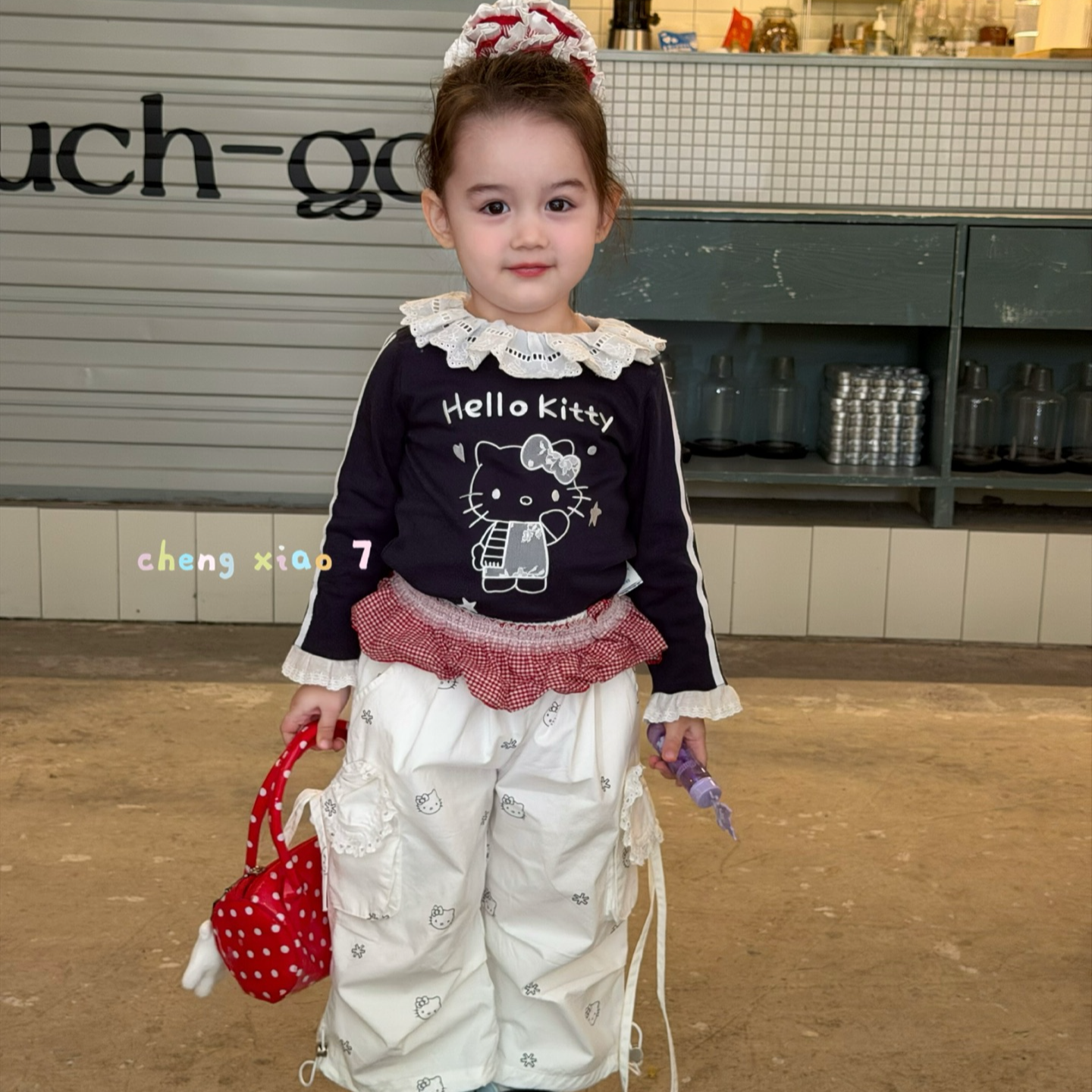 橙小七·26春～娃娃领KT上衣工装裤套装26032 26138（汉服）