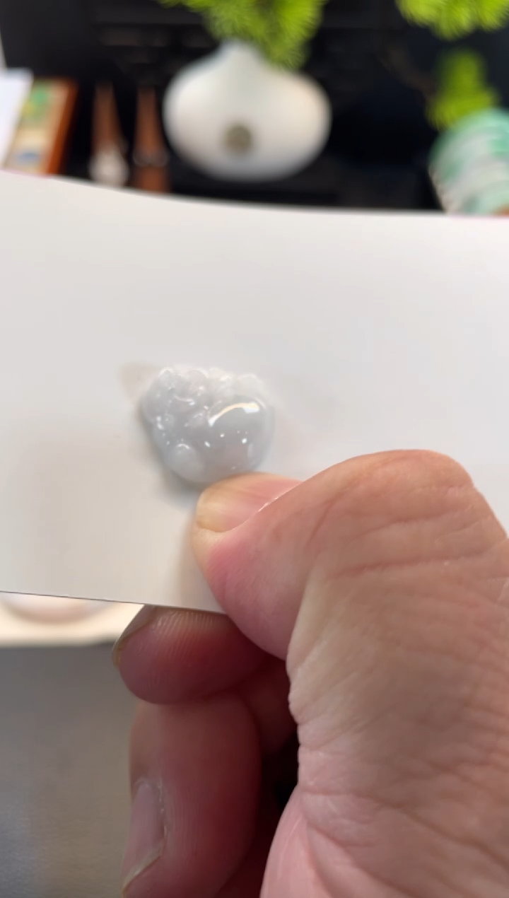 颈饰未镶嵌翡翠3号链接 有纹裂