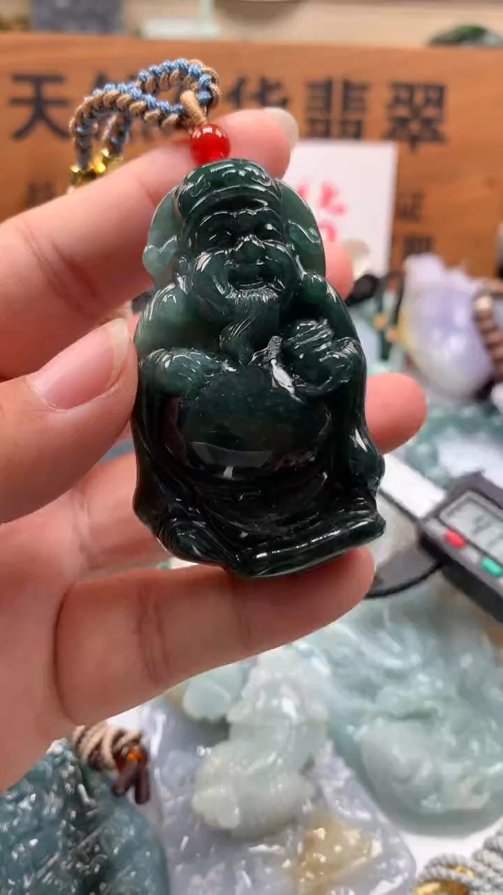 【闪购商品】翡翠颈饰未镶嵌保真天然A货翡翠