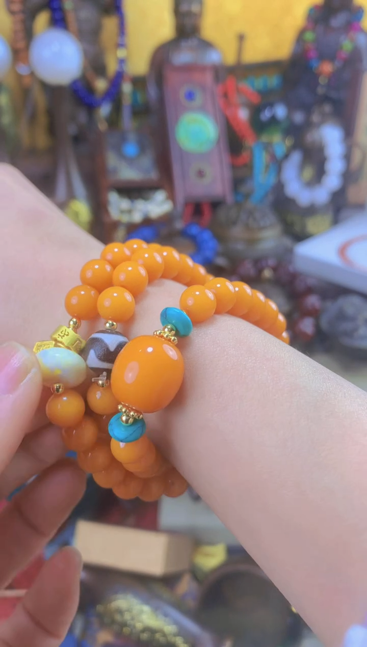 【闪购商品】蜜蜡颈饰未镶嵌猪妹精品专属链接