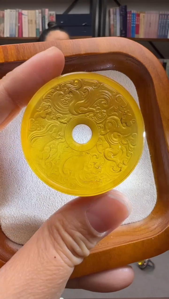 【闪购商品】琥珀颈饰未镶嵌四神兽吊坠