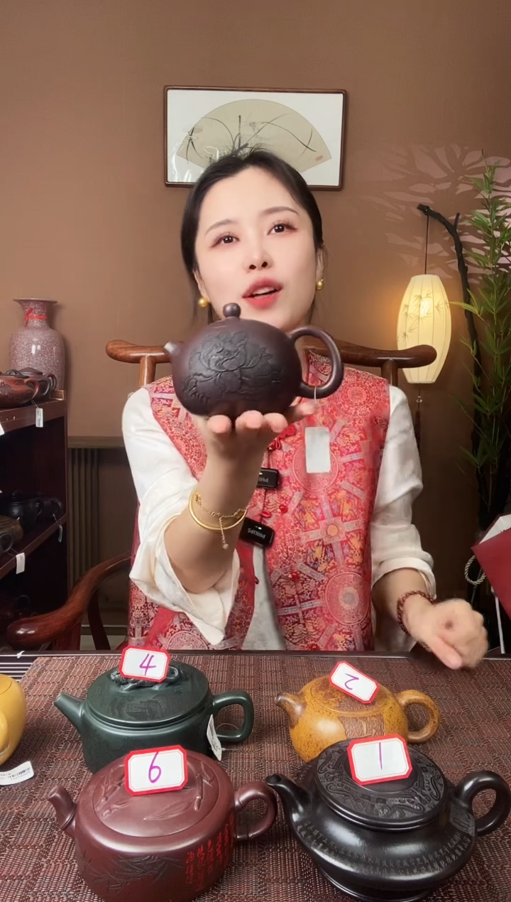 【闪购商品】紫砂茶壶YSZS146牡丹西施