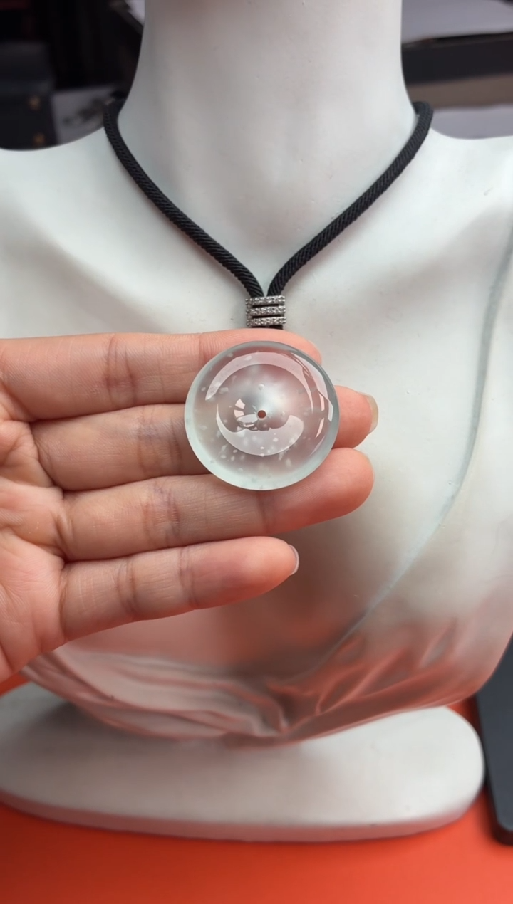 吊坠(不含链)未镶嵌翡翠22 平安扣 30.5 6.4