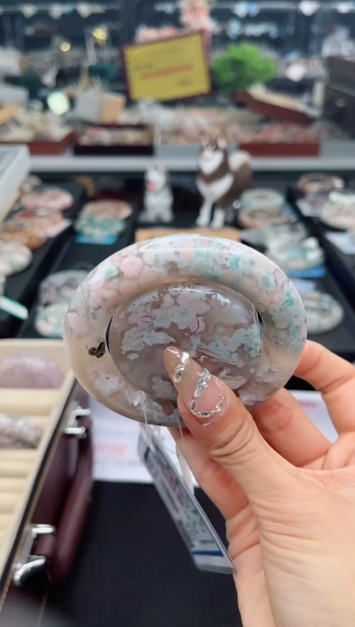 【闪购商品】石英质玉手镯未镶嵌51圈口（赠品镯心）S91