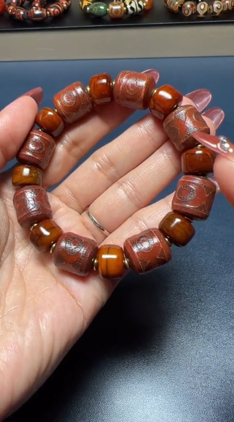 未镶嵌手串玛瑙/玉髓手串