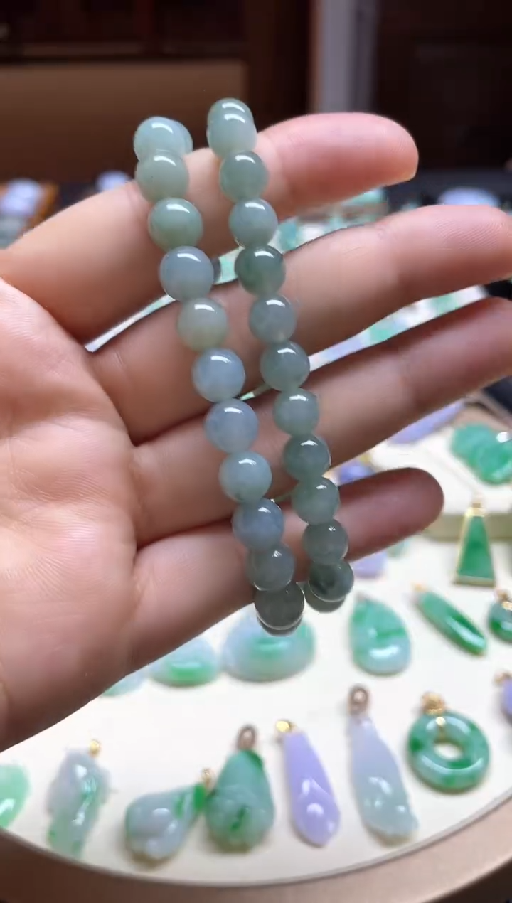 未镶嵌手串翡翠珠串多样性发其一