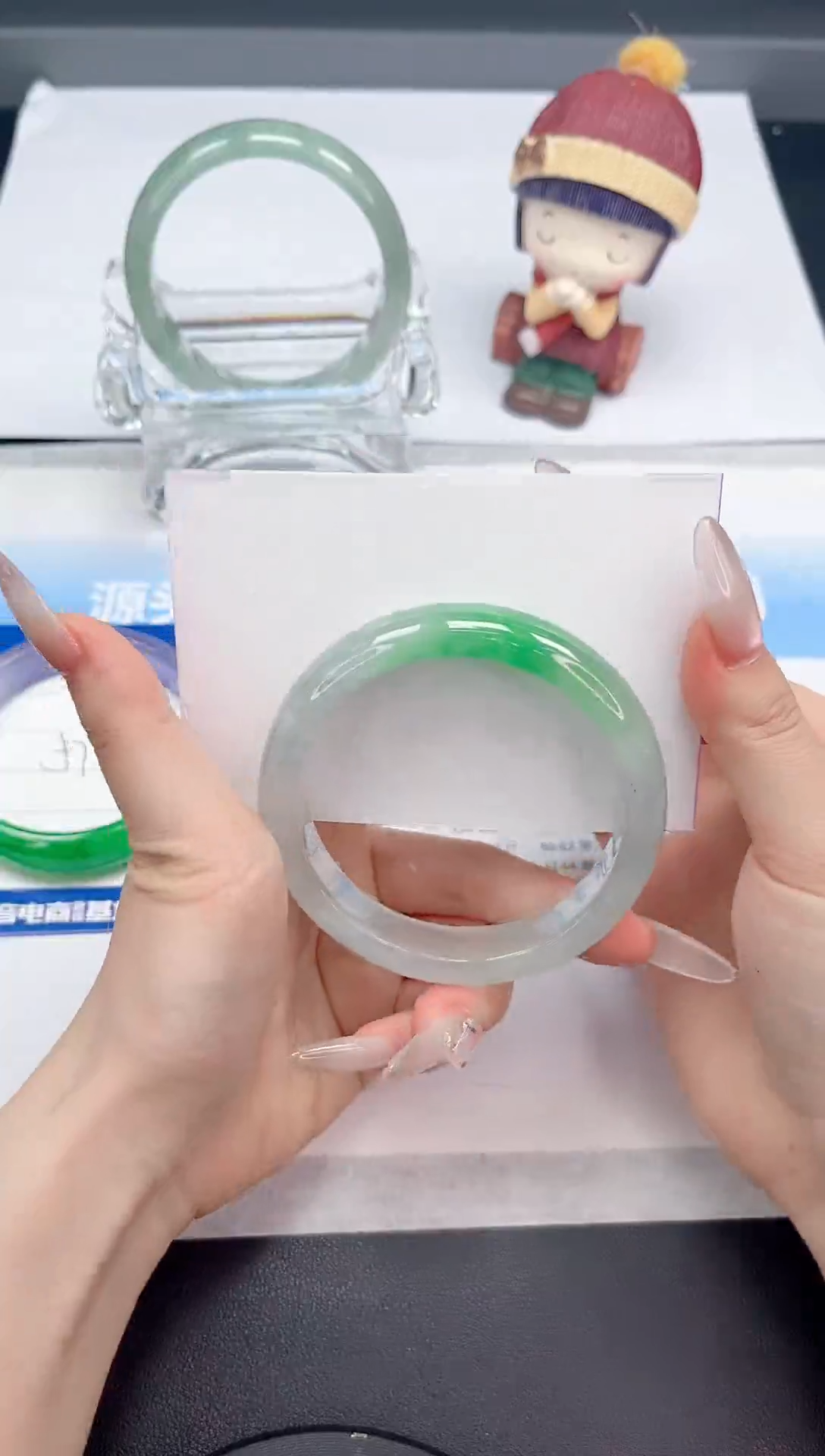 无非金属缅料手镯40-56.4