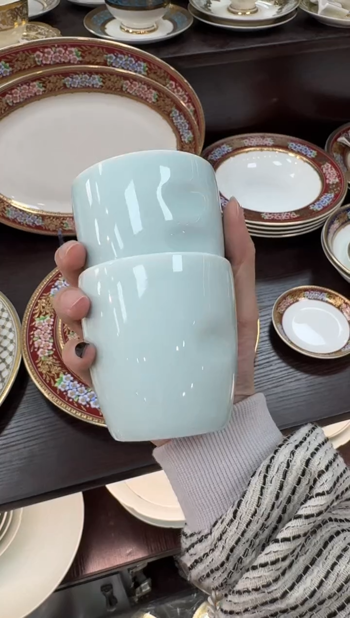 【闪购商品】瓷片茶水杯福利款 2个