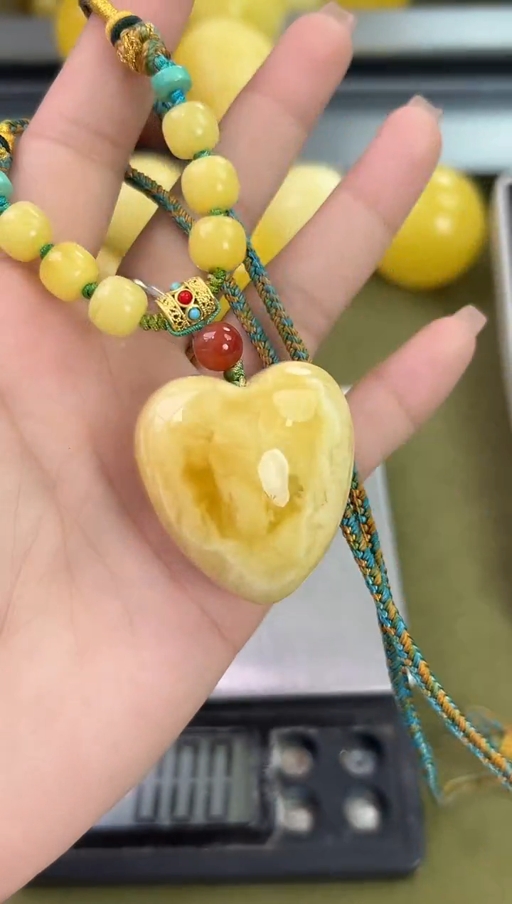 裸石琥珀未镶嵌天然琥珀蜜蜡吊坠