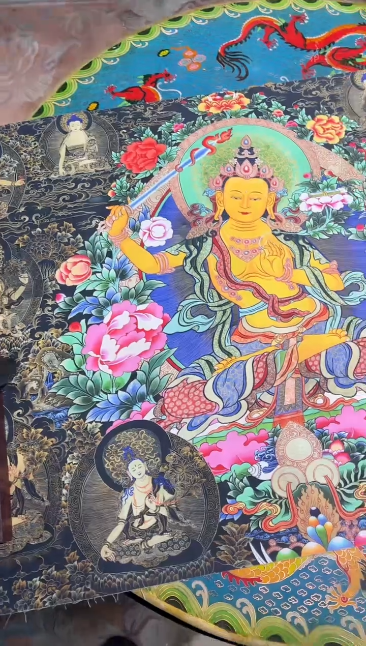 卷轴画路路的唐卡tk160