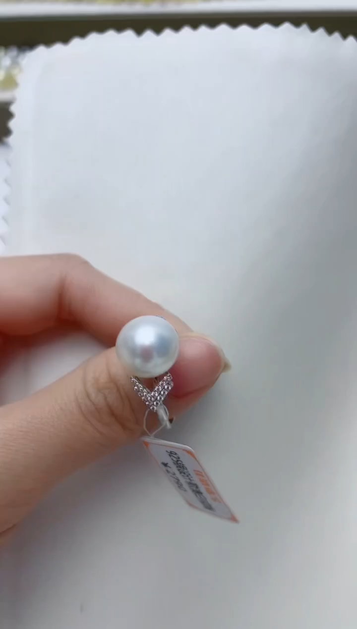 【闪购商品】海水珍珠戒指银S925镶嵌A57