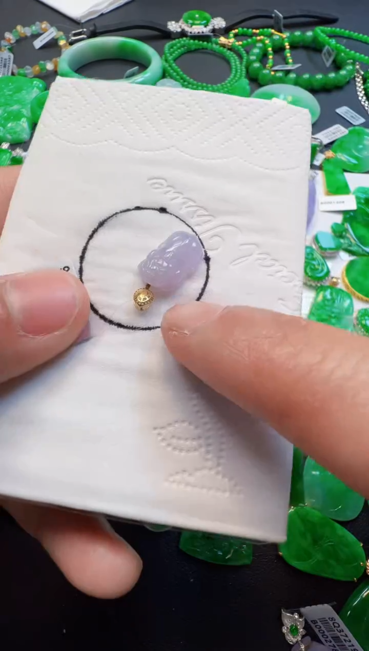 【闪购商品】定制翡翠18K金镶嵌280元