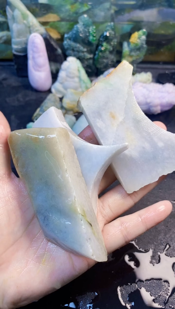 颈饰未镶嵌翡翠天然翡翠036