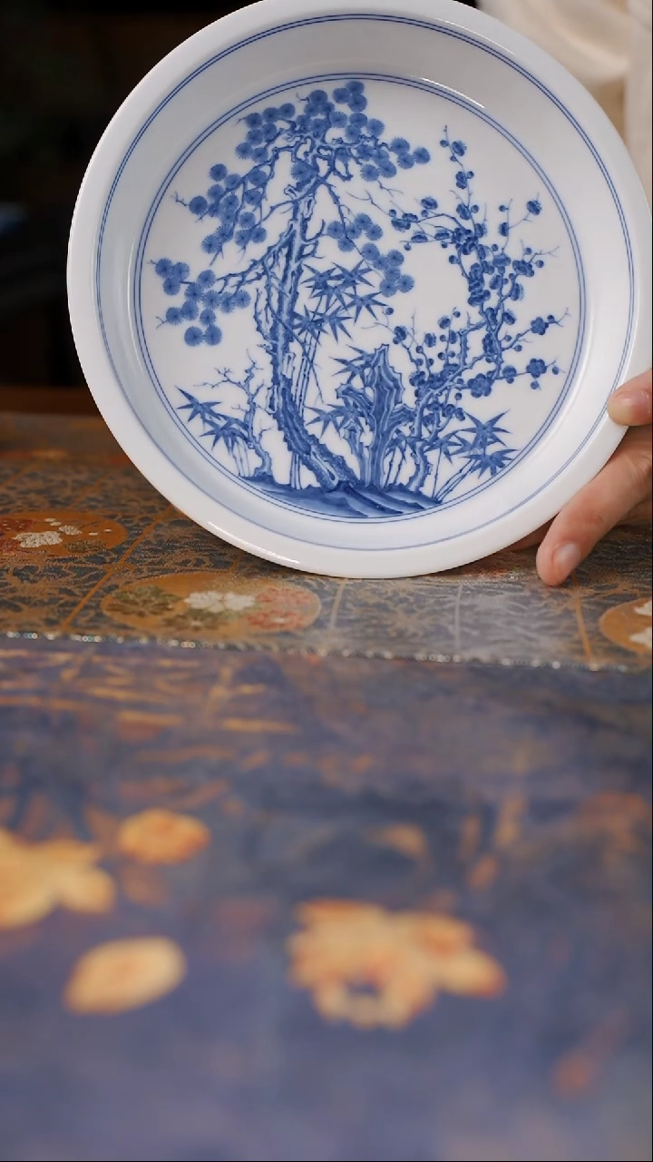 【闪购商品】杯沐茗古韵松竹梅壶承