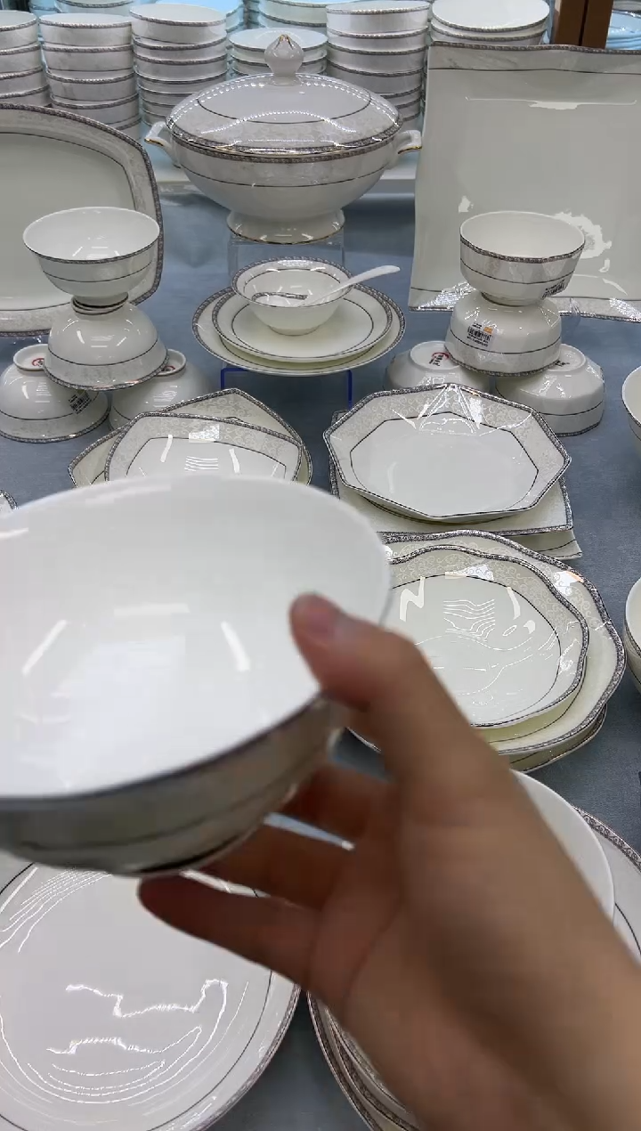 骨瓷玲珑6高10个  