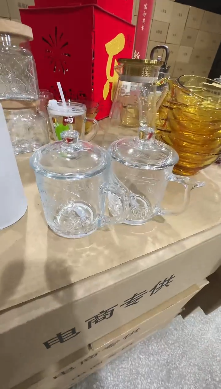 【闪购商品】玻璃无盖款直播专属龙凤一对