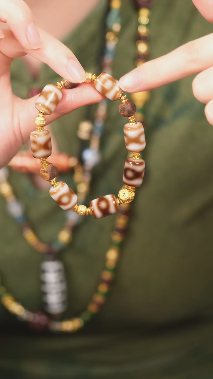 玛瑙/玉髓（覆膜）颈饰未镶嵌传世珠宝-多样性发其一