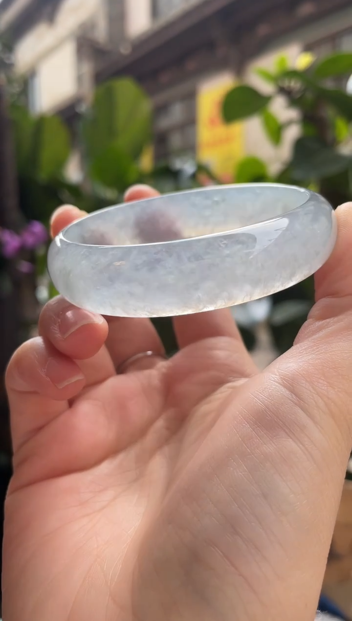 未镶嵌手镯翡翠57正圈