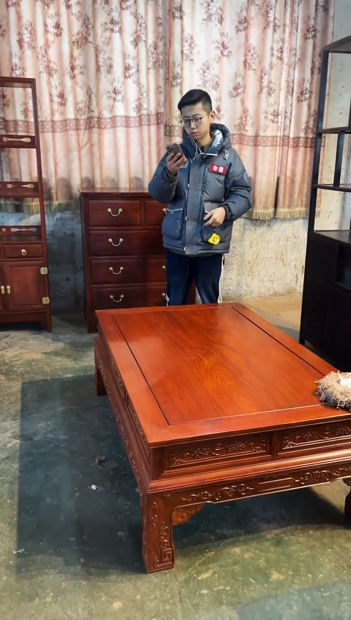 【闪购商品】花梨木类成套家具138大平几