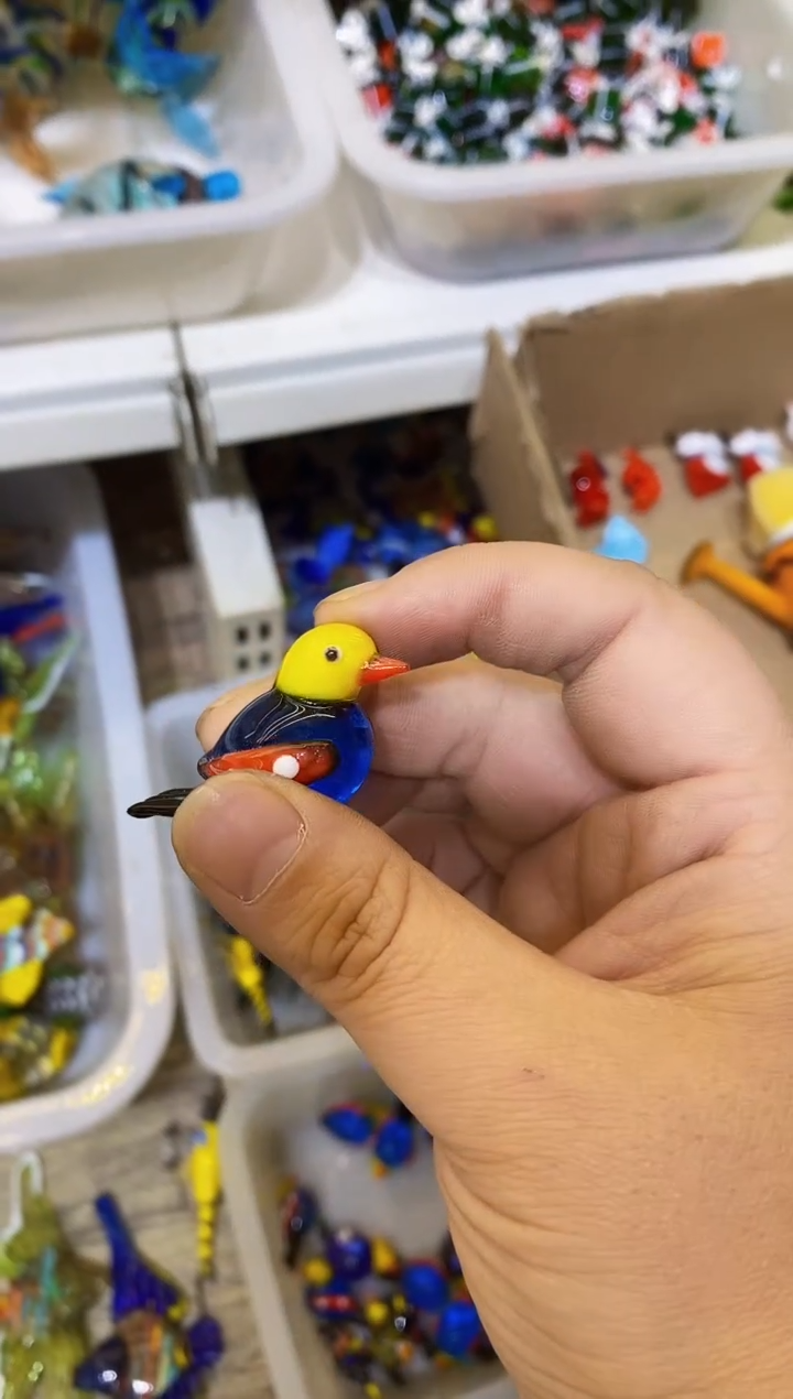 【闪购商品】琉璃手工艺品小鸟