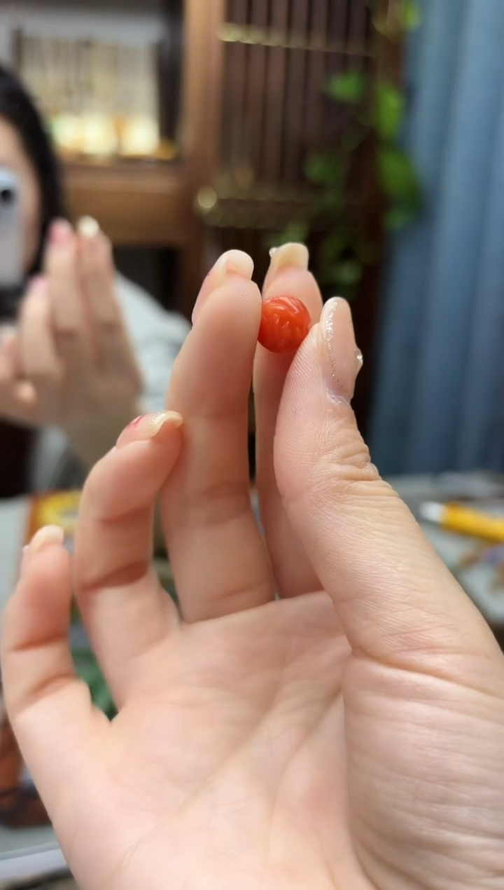 未镶嵌南红玛瑙挂件南红九尾狐单珠配饰9mm+GW