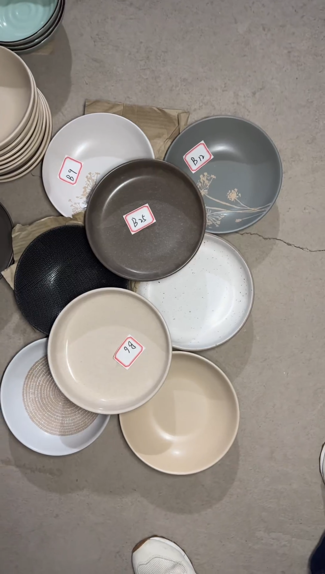 手工艺品钧瓷D***。直播特惠八寸深盘8只装微瑕