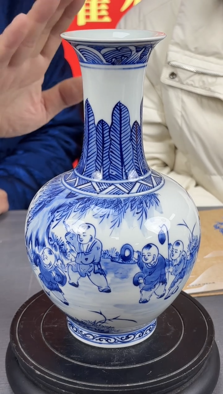 摆件陶瓷瓷立方-12.25官窑瓷画院-12