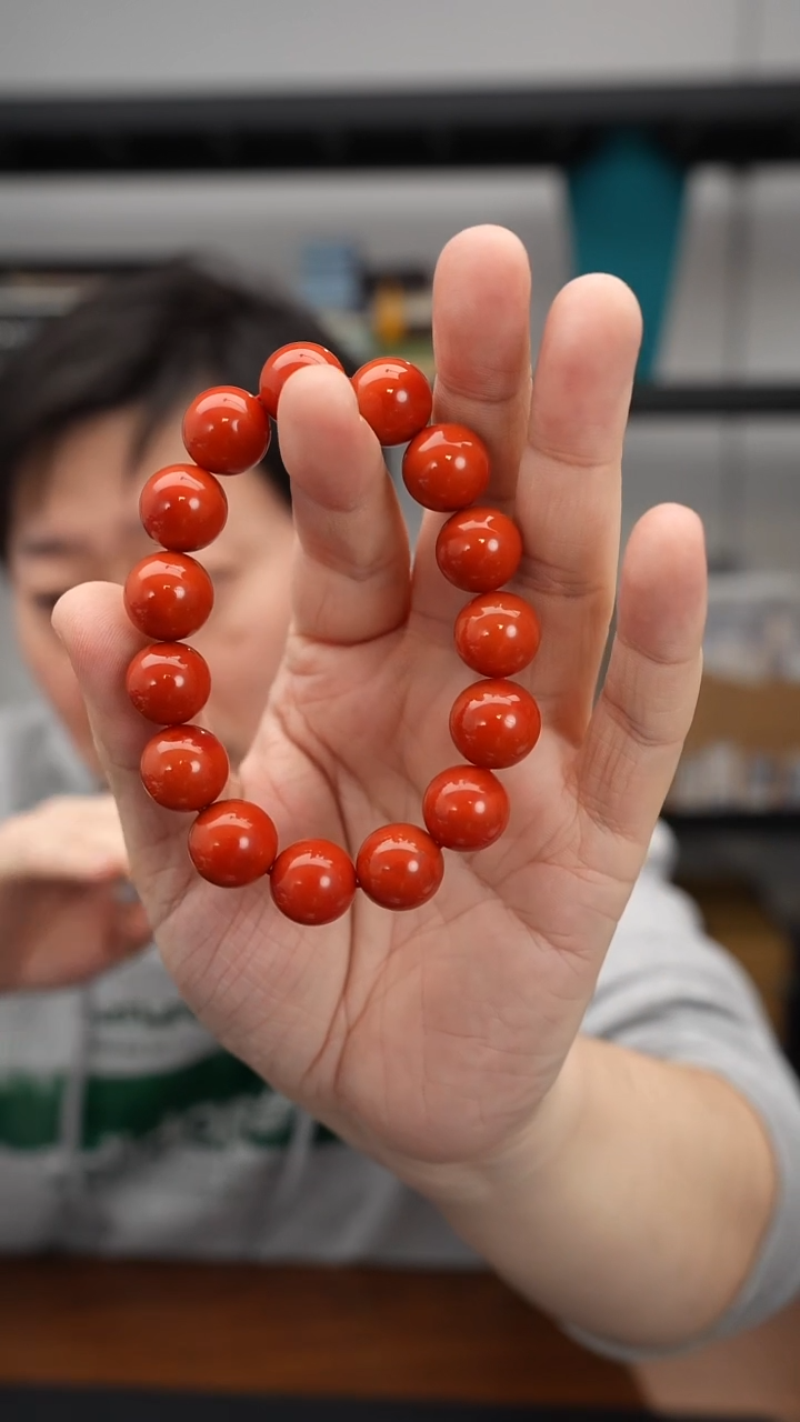 未镶嵌手串南红玛瑙1226DJ163瓦西南红手串