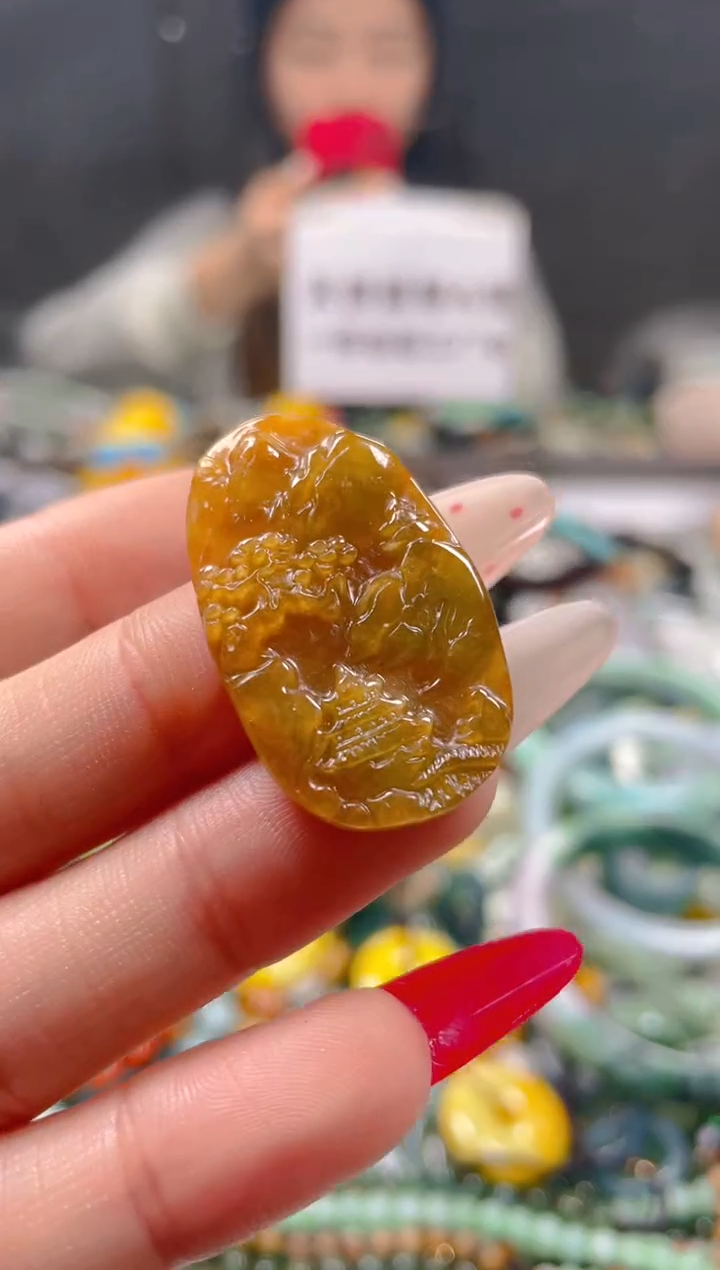 【闪购商品】翡翠颈饰未镶嵌/G/翡翠A货一图一物