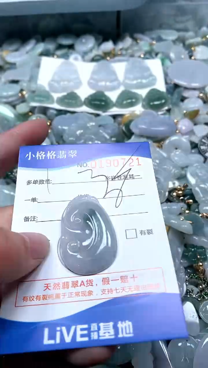 【闪购商品】翡翠颈饰未镶嵌闪购商品0190721