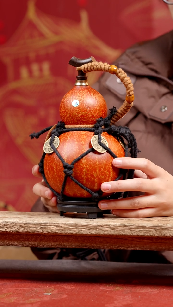 428号纯手工制作天然大漆真葫芦