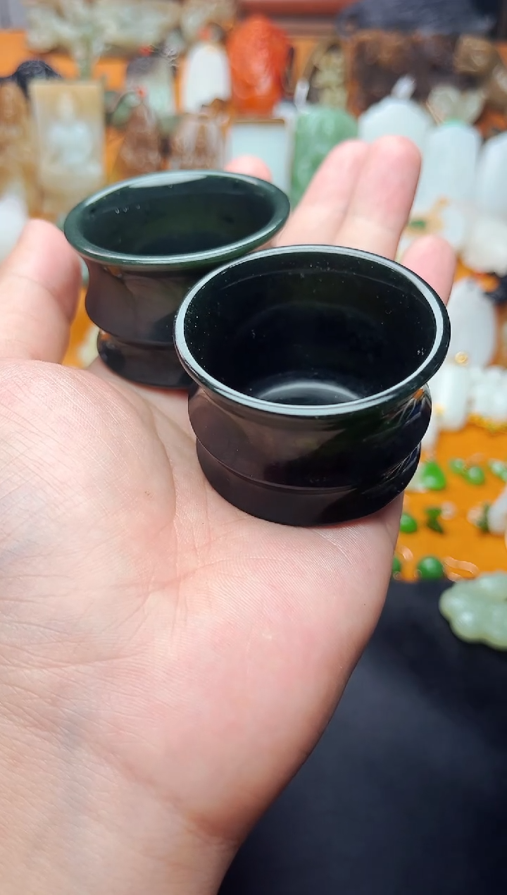 【闪购商品】和田玉摆件未镶嵌茶杯多样性拍一发一01