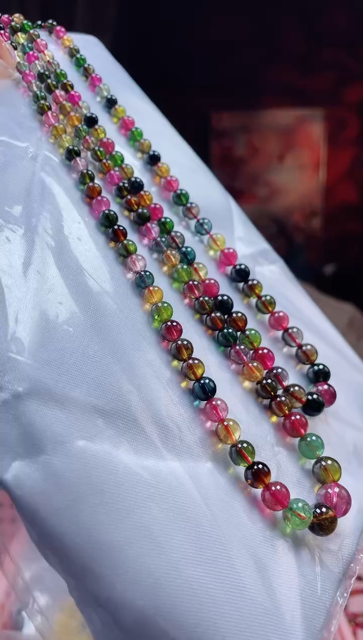 【闪购商品】碧玺项链未镶嵌多样性发其一