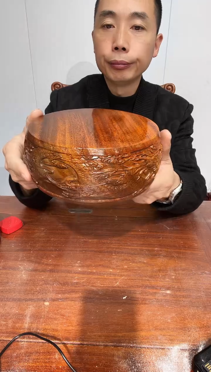 木老花18*20*8双龙戏珠