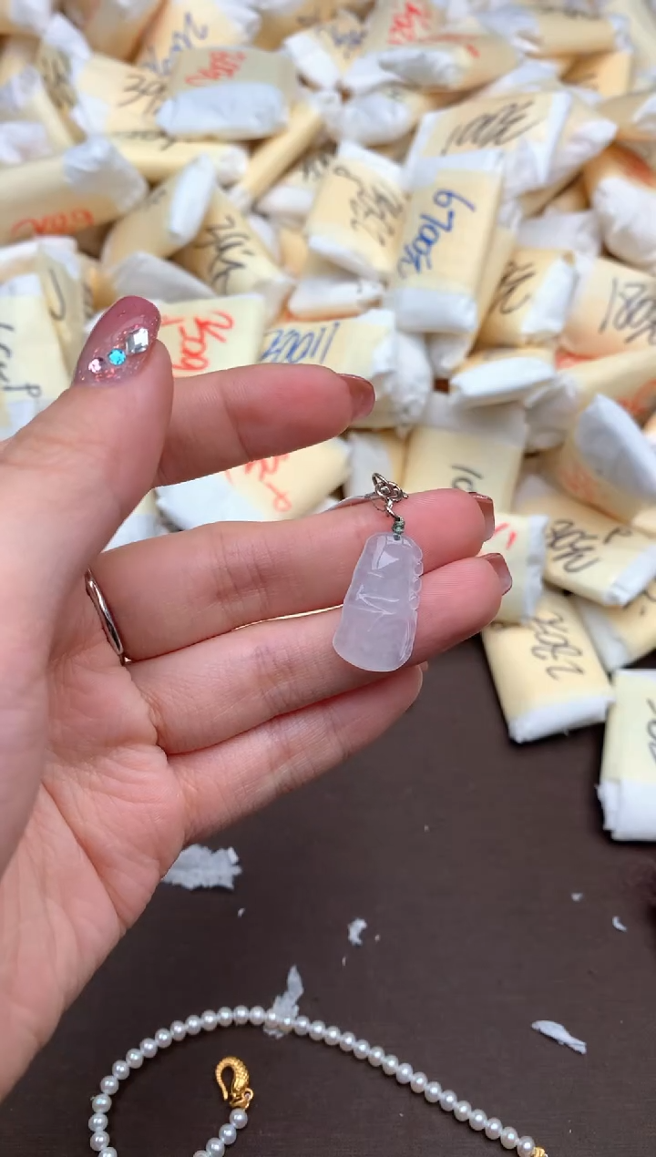 【闪购商品】翡翠挂件银S925镶嵌一