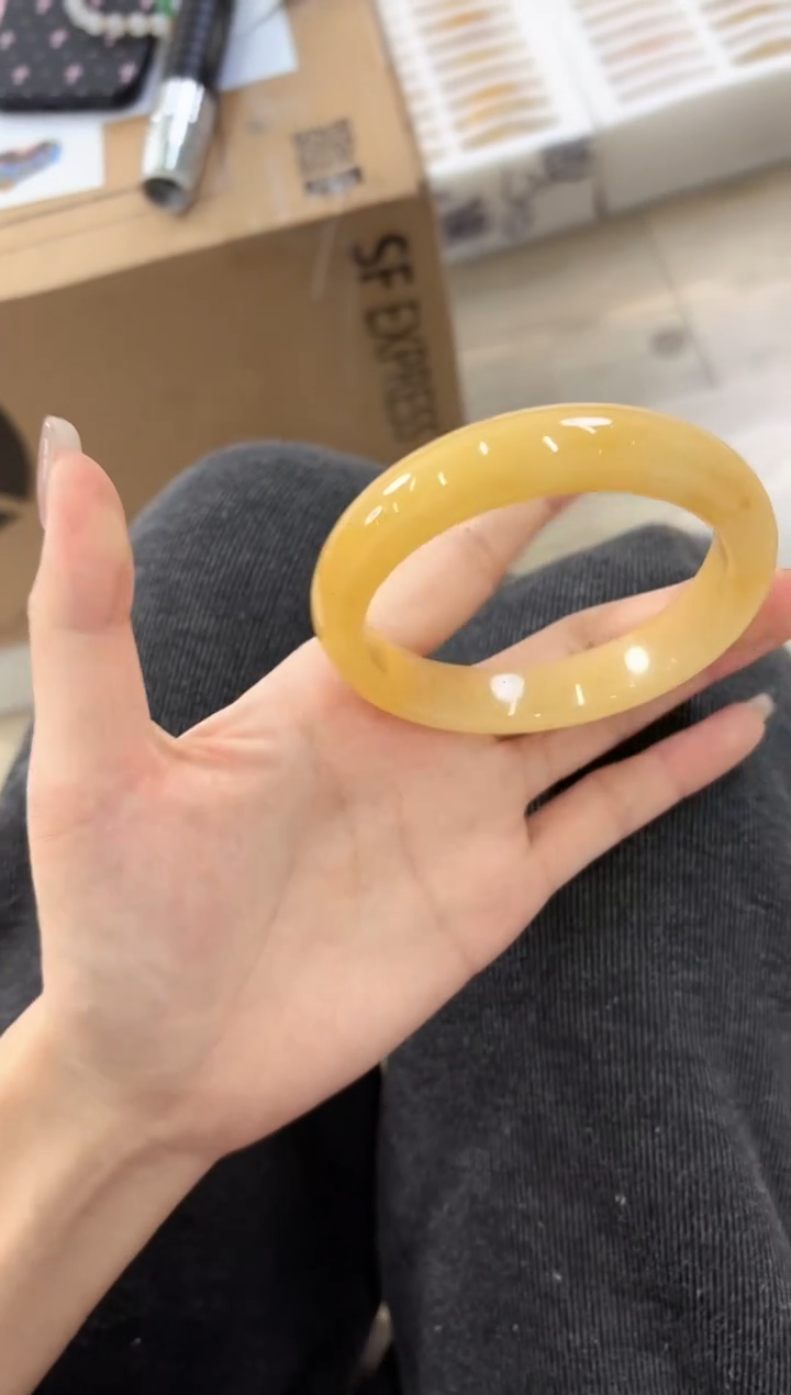 未镶嵌手镯石英质玉27-58HU