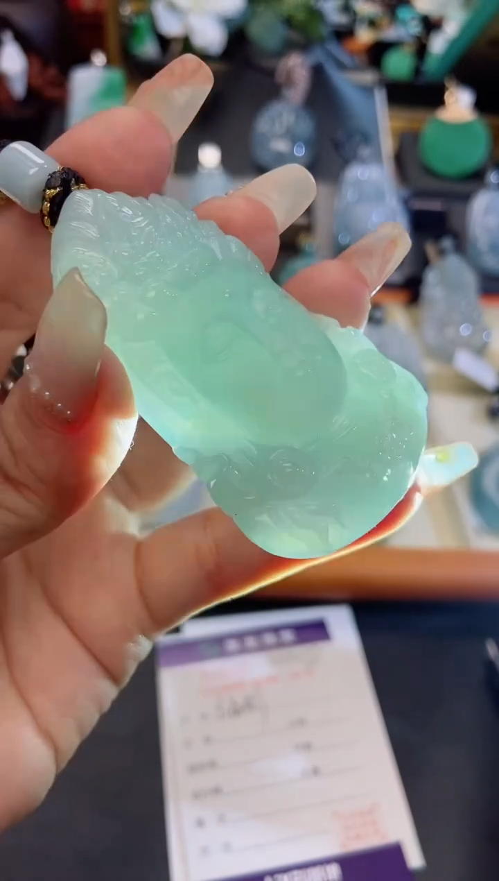 颈饰未镶嵌翡翠缅甸天然翡翠