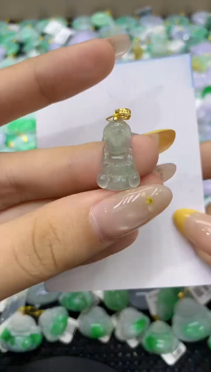 颈饰未镶嵌翡翠天然麻烦翡翠A货