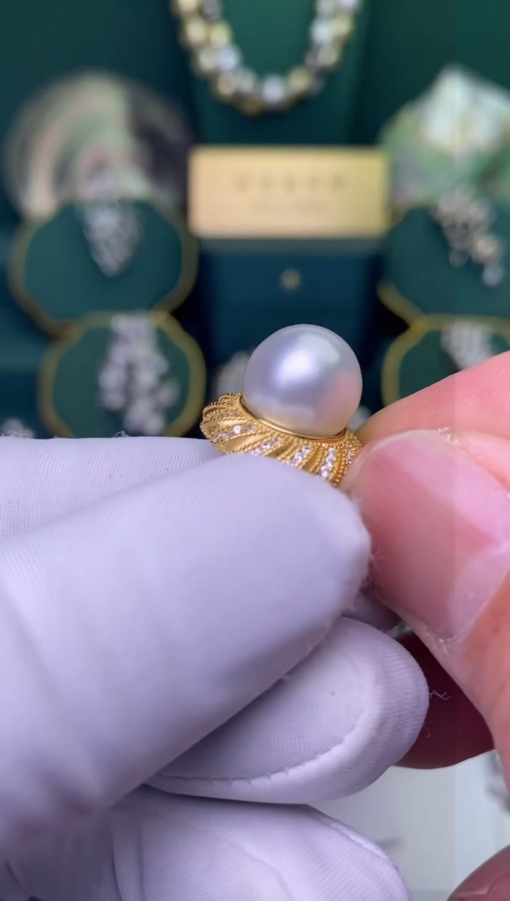 【闪购商品】海水珍珠颈饰银S925镶嵌11-12