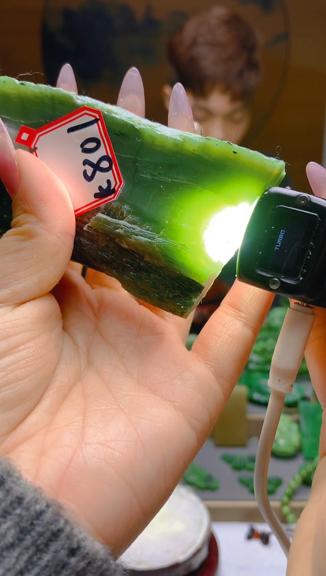 【闪购商品】和田玉（碧玉）珠宝半成品未镶嵌1