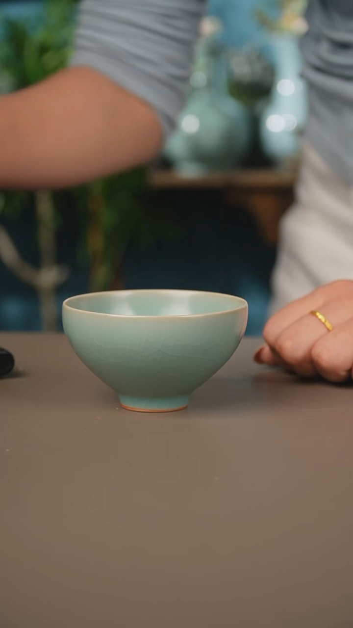 仿古鸡心杯      