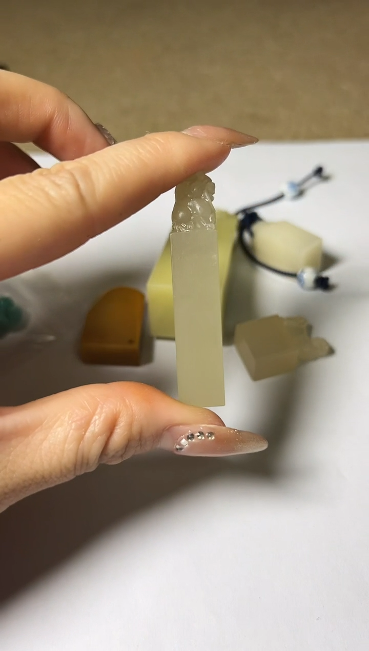 老挝石印石林家乐4字篆刻定制不退不换0150750