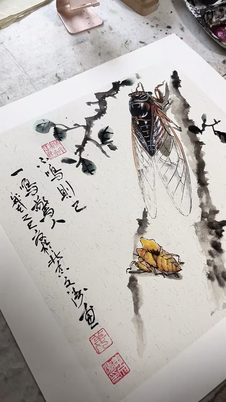 国画姜文涛国画作品2平尺-1