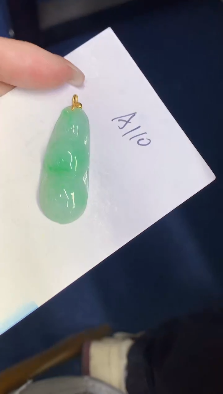 【闪购商品】翡翠18K金镶嵌颈饰000000000