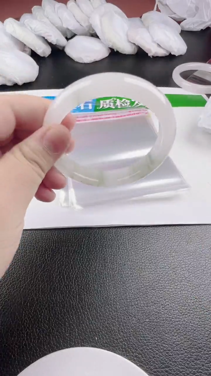 未镶嵌手镯石英质玉飘花 59