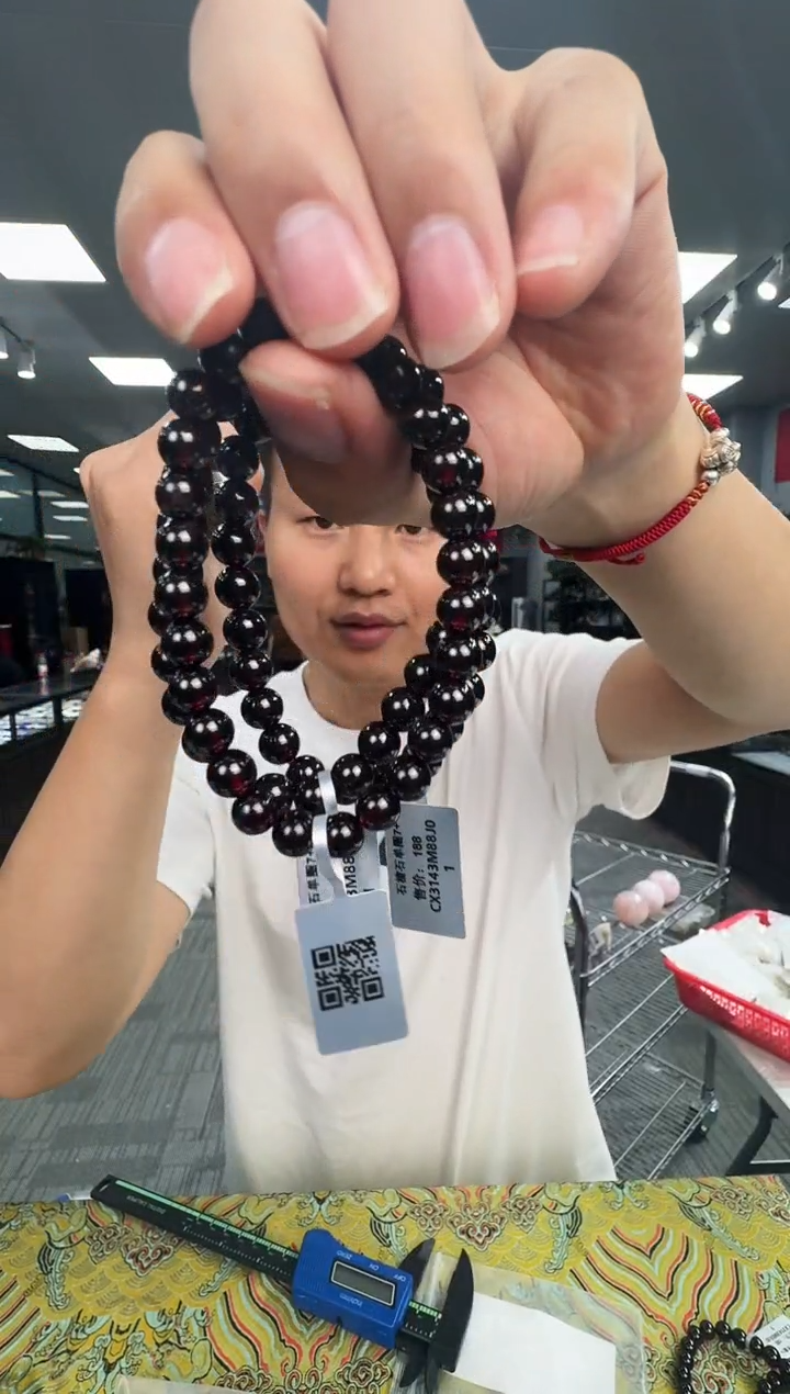 手链未镶嵌石榴石CX3143 约7mm多样式发一件