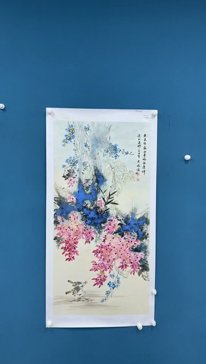 【闪购商品】国画2.15-王夫怀-四尺花鸟79