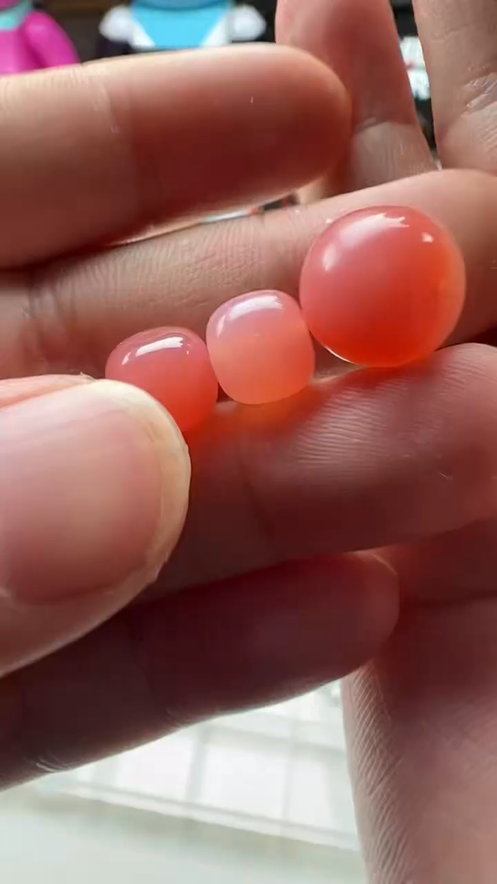 【闪购商品】玛瑙/玉髓老型未镶嵌玛瑙粉糯老型单珠