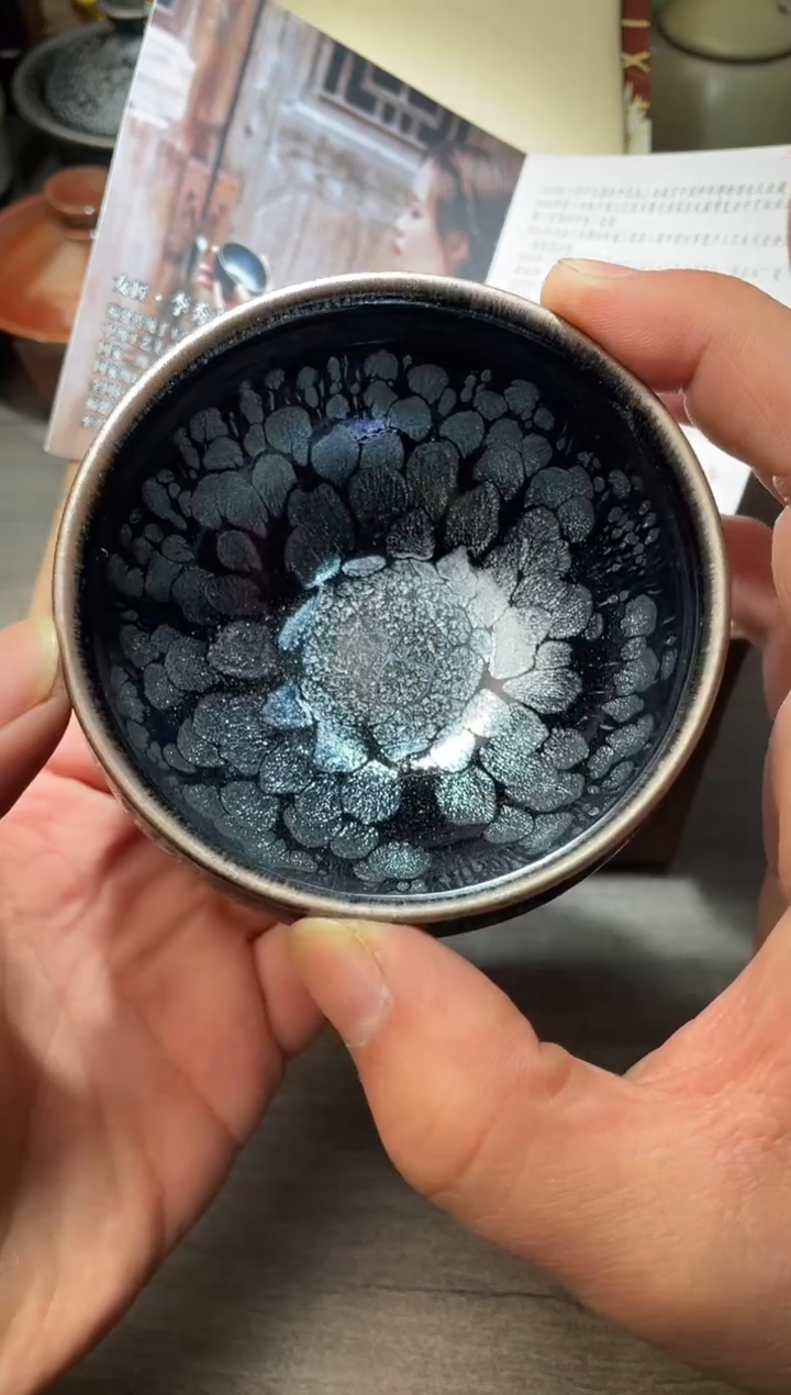 茶盏李秀琴牡丹高端茶器主人杯